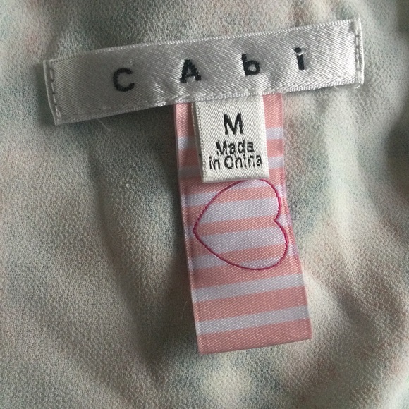 Cabi Mosaic Sleeveless Lined Layered top Spring Blouse Medium Fast US Ship - Picture 6 of 12